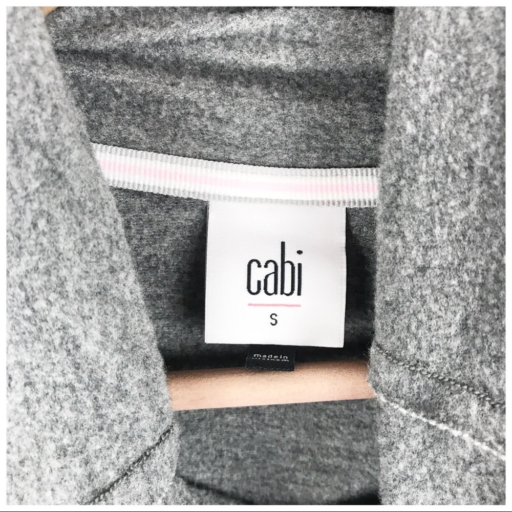 CAbi ATC Gray Cowl Neck Sweater Size Small - Picture 9 of 11